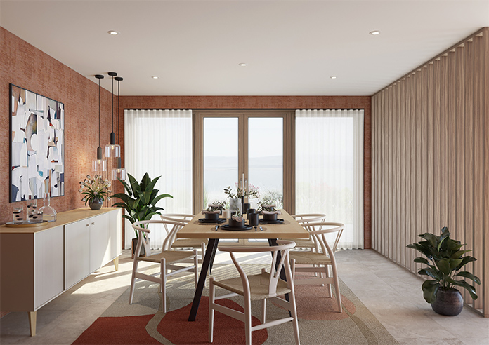 Gemstone Voile, White - Made to Measure Curtains - Image 15